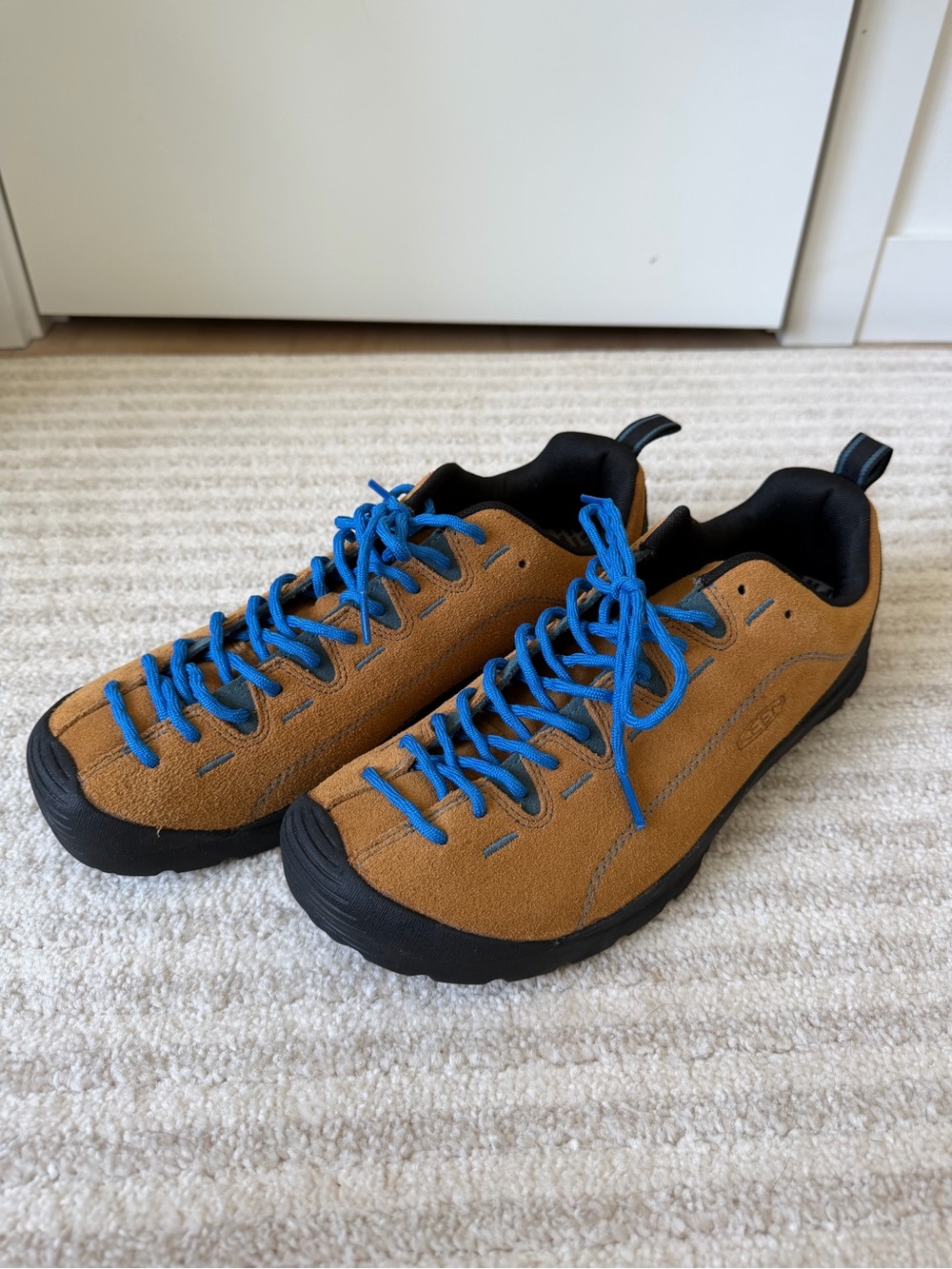 KEEN Jasper Suede Sneakers Brown Blue